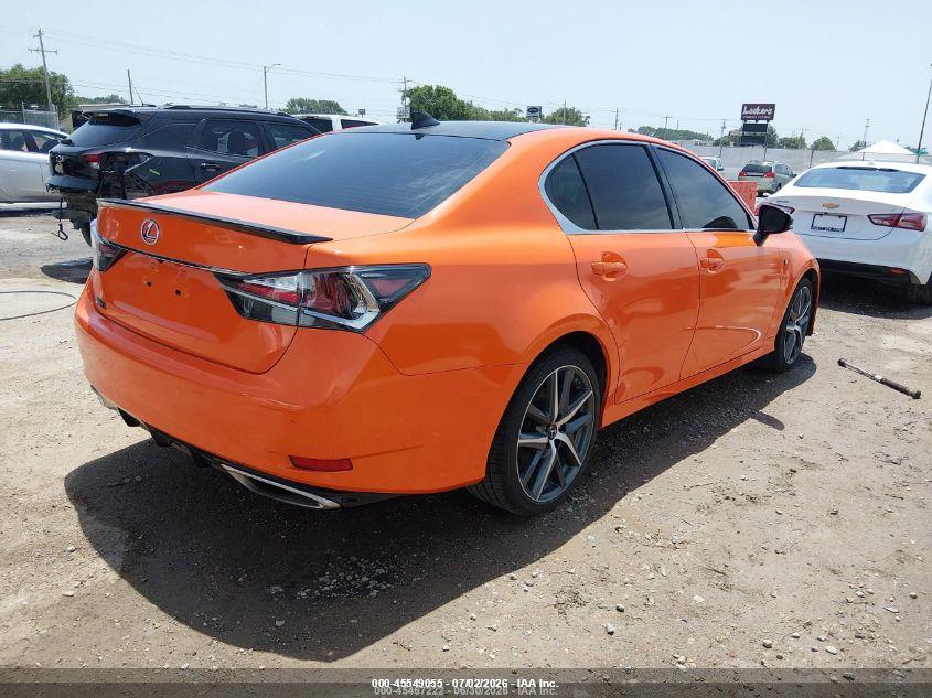 Vin: jthbz1blxja012503, lot: 46047366, lexus gs 350 f sport 20184