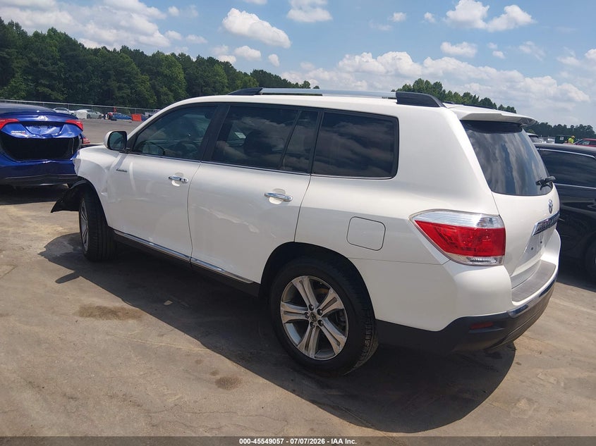 Vin: 5tddk3eh3bs073312, lot: 46047368, toyota highlander limited v6 20113
