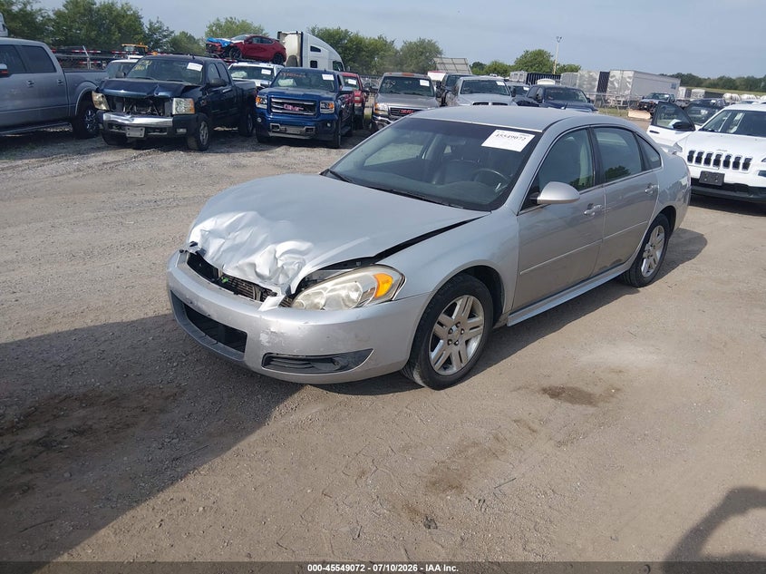2010 Chevrolet Impala, Front End, IAAI, VIN 2G1WB5EK8A1265162 — photo 2