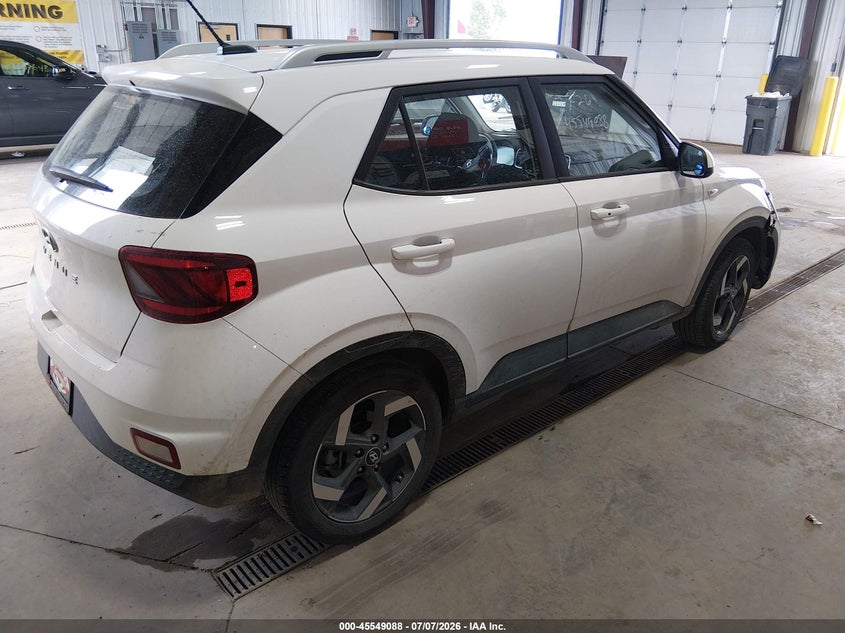 Vin: kmhrc8a31su393052, lot: 46047399, hyundai venue sel 20254