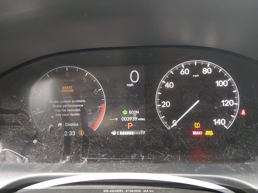 2026 Honda Hr-V Awd Ex-L VIN: 3CZRZ2H78TM701679 Lot: 45549093
