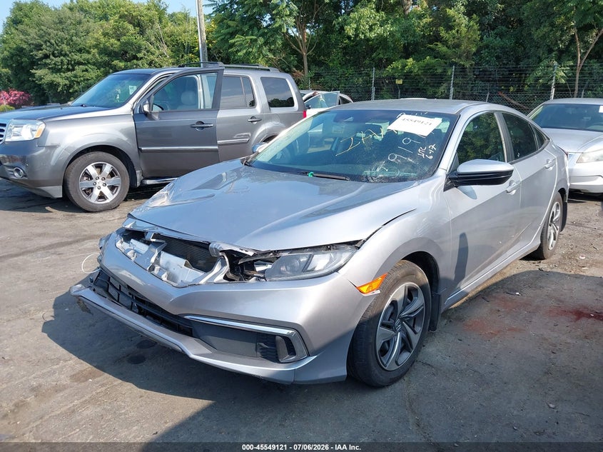 2020 Honda Civic Lx 2HGFC2F63LH591919 photo 1
