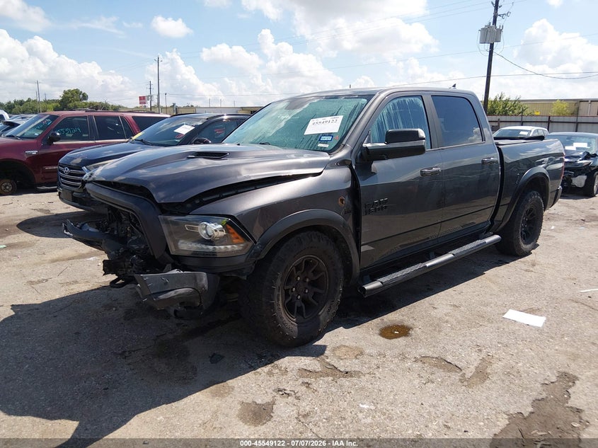 Vin: 1c6rr7yt6js122282, lot: 46047433, ram 1500 rebel  4x4 5'7 box 20182