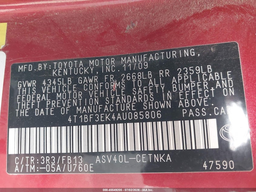 AtlanticExpress - Toyota Camry