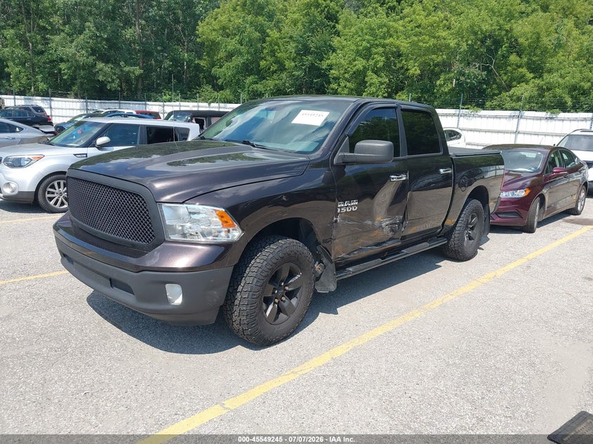 Vin: 1c6rr7lt9hs653834, lot: 46047556, ram 1500 slt 20172
