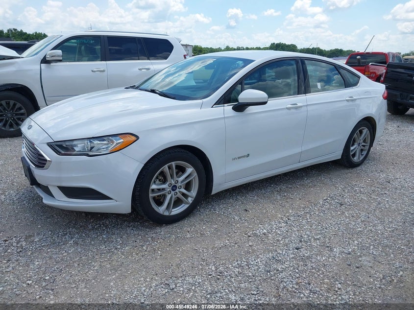 2018 Ford Fusion Hybrid S, Normal Wear & Tear, IAAI, VIN 3FA6P0UU8JR141991 — photo 2
