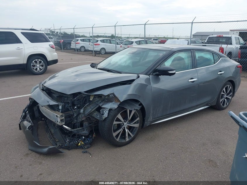 Vin: 1n4aa6ap1jc407105, lot: 46047582, nissan maxima 3.5 platinum 20182