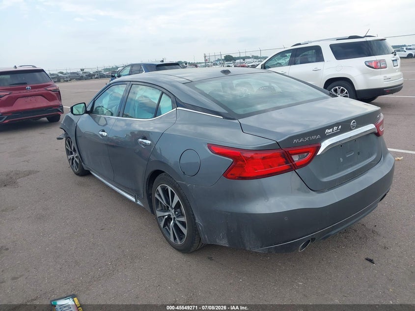 Vin: 1n4aa6ap1jc407105, lot: 46047582, nissan maxima 3.5 platinum 20183