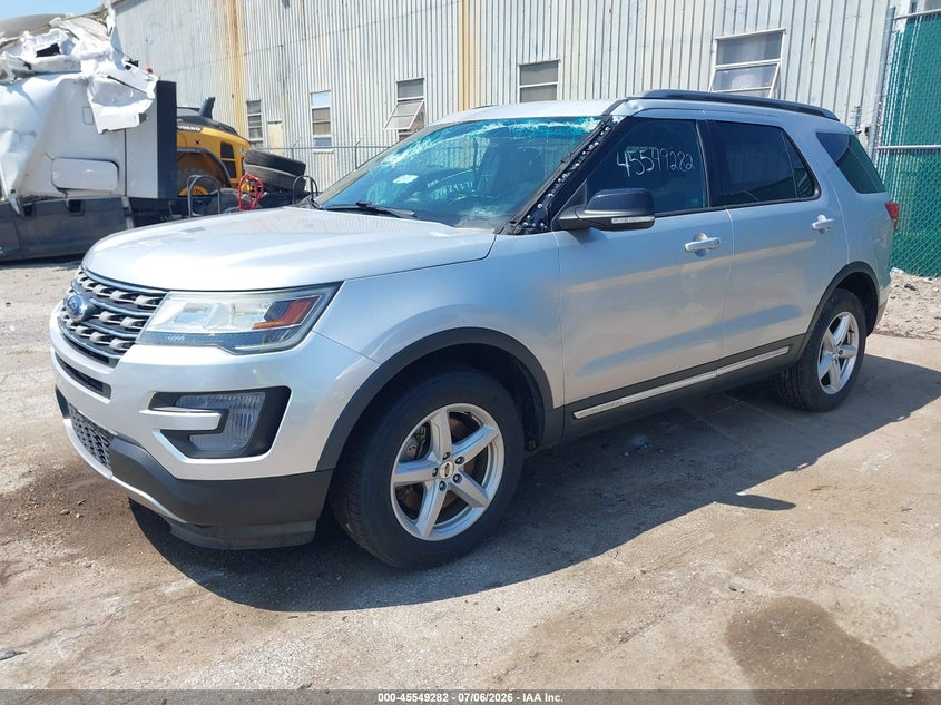 Vin: 1fm5k8d87ggd25370, lot: 46047593, ford explorer xlt 20162