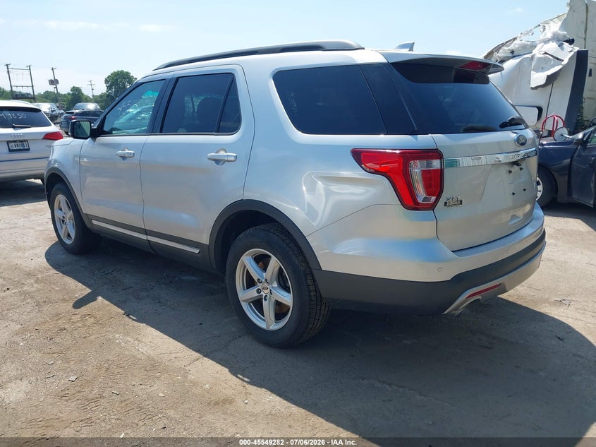 Vin: 1fm5k8d87ggd25370, lot: 46047593, ford explorer xlt 20163