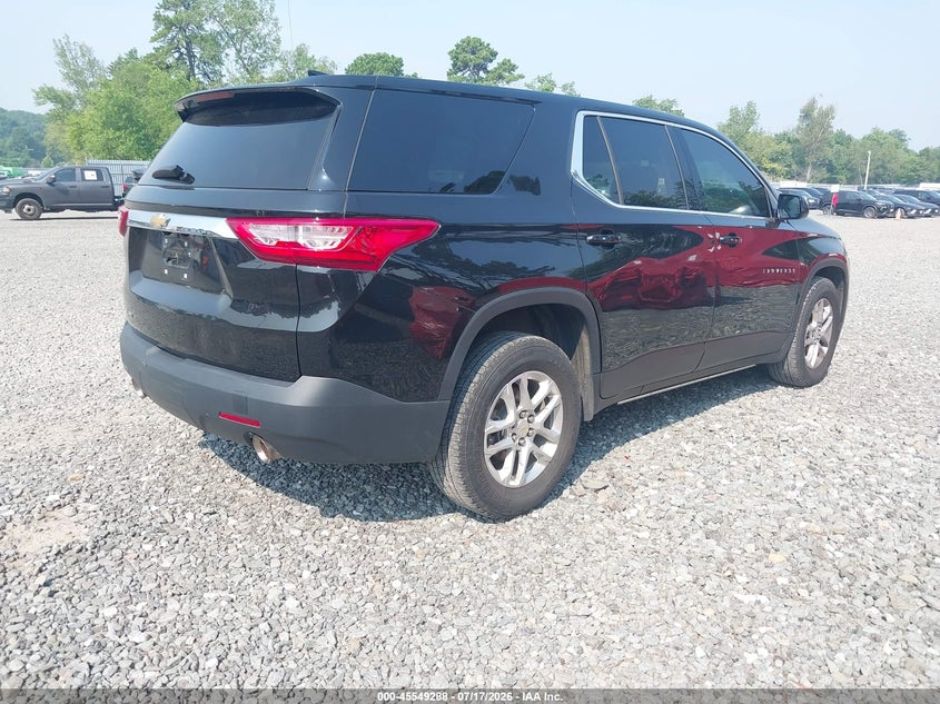 Vin: 1gnevfkw7lj104597, lot: 46047599, chevrolet traverse awd ls 20204