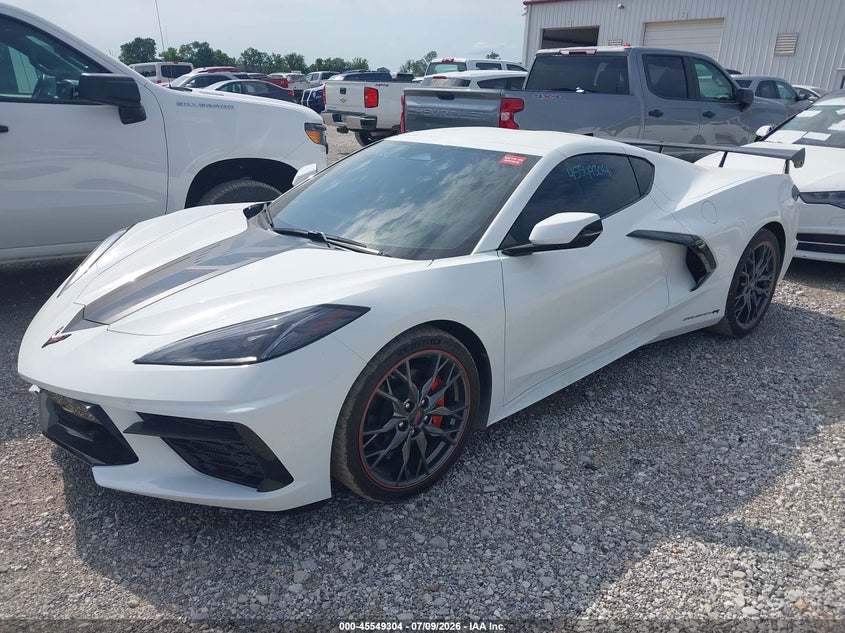 Vin: 1g1ya2d47t5107393, lot: 46047615, chevrolet corvette stingray , 1lt, rwd 20262