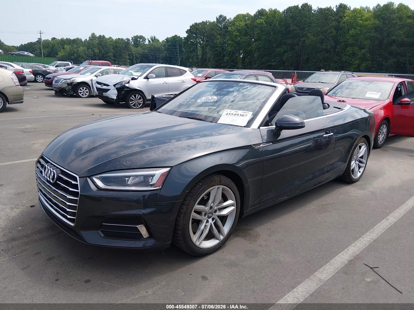 Vin: wauyngf55kn011286, lot: 46047618, audi a5 45 premium 20192
