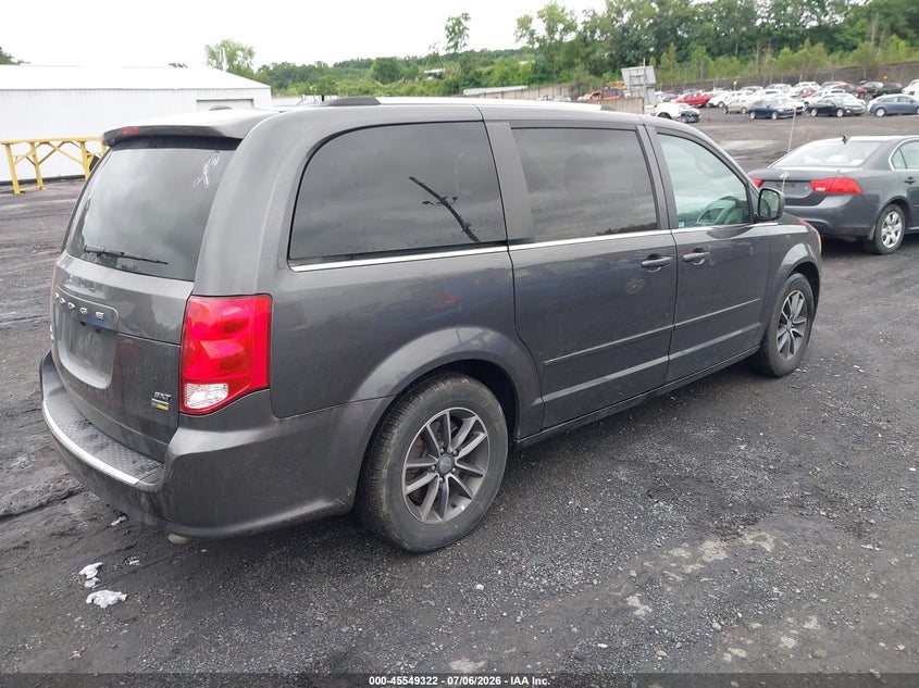 Vin: 2c4rdgcg6hr700247, lot: 46047633, dodge grand caravan sxt 20174