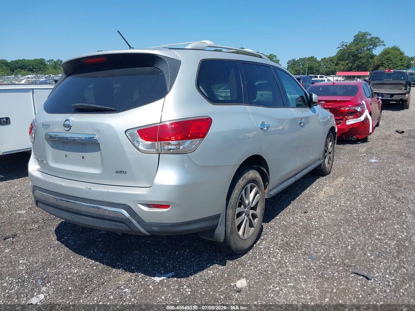 Vin: 5n1ar2mm2gc626625, lot: 46047641, nissan pathfinder s 20164