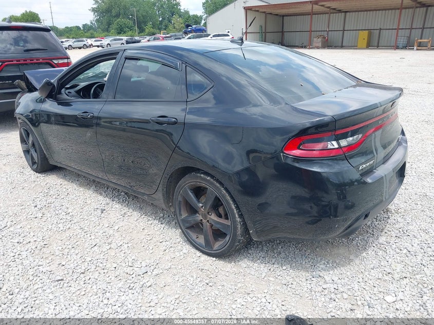 Vin: 1c3cdfbbxed866487, lot: 46047668, dodge dart sxt 20143