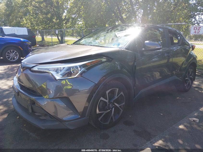 2018 Toyota C-Hr Xle Premium, Удар спереду, IAAI, VIN JTNKHMBX7J1002449 — фото 2