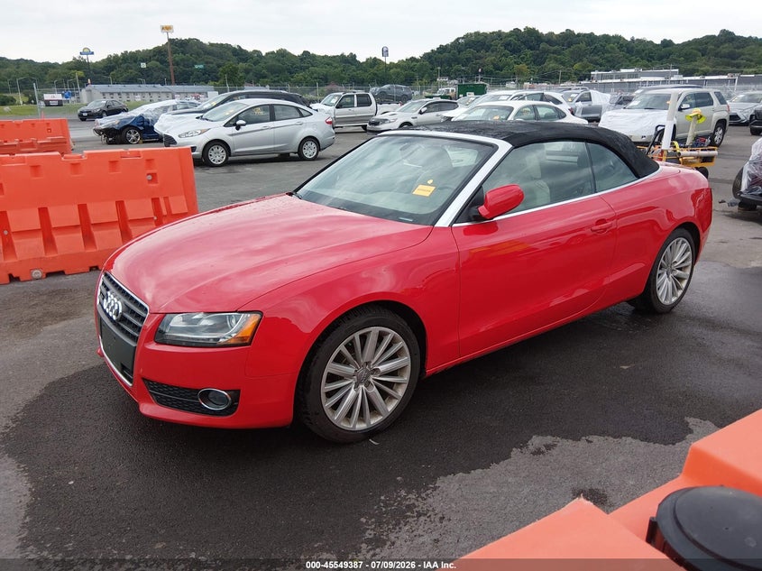 AUDI A5 2011 VIN WAULFAFH4BN001766