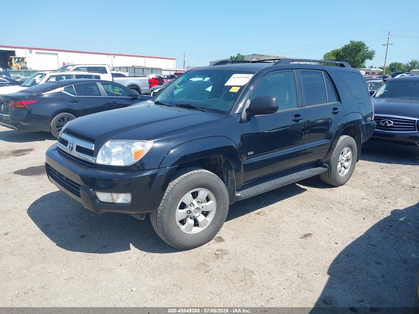 2005 Toyota 4Runner, Rear, IAAI, VIN JTEZU14R450058822 — photo 2