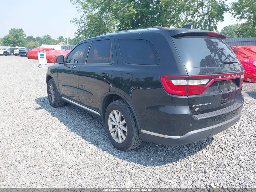 Vin: 1c4rdjag7kc744466, lot: 46047708, dodge durango sxt awd 20193