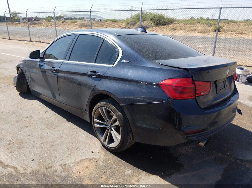 Vin: wba8e1c34ha158585, lot: 46047713, bmw 330e iperformance 20173