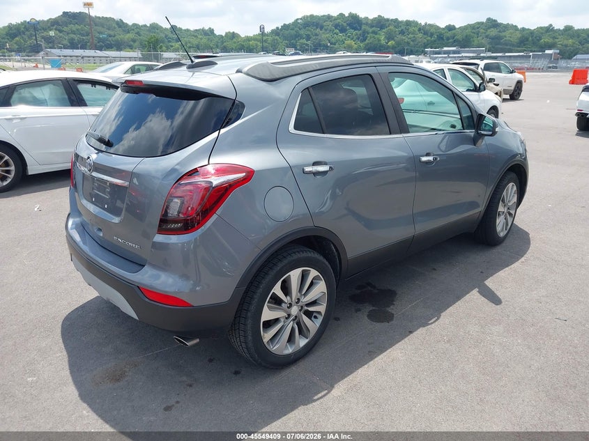Vin: kl4cjasb3kb780219, lot: 46047720, buick encore fwd preferred 20194