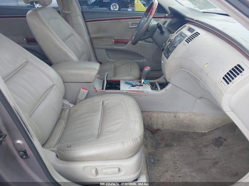 2008 HYUNDAI AZERA auction photo 5