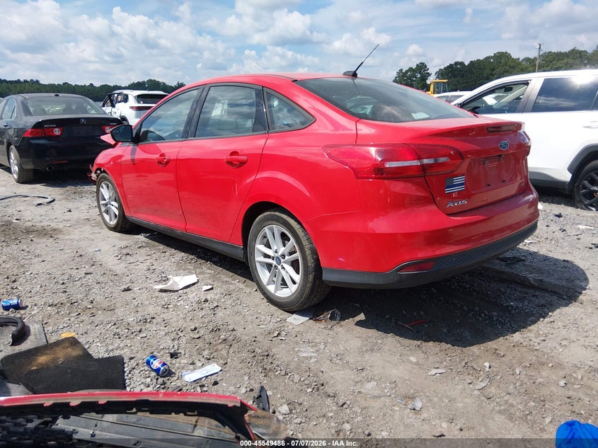 Vin: 1fadp3f24fl264813, lot: 46047797, ford focus se 20153