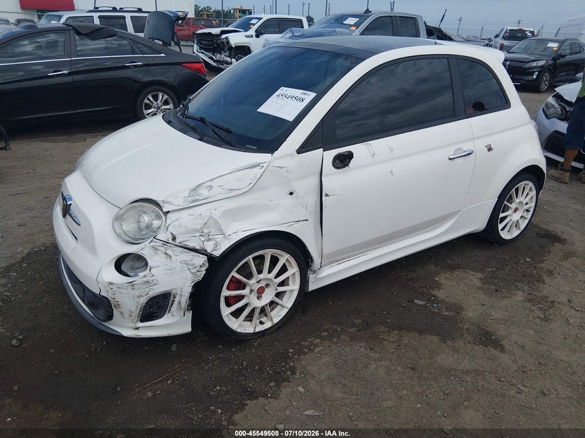2013 Fiat 500, Оба бока, IAAI, VIN 3C3CFFFH4DT512434 — фото 2