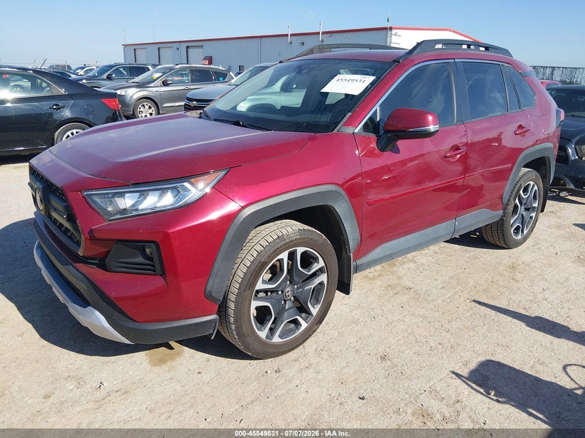 2021 Toyota RAV 4, Град, IAAI, VIN 2T3J1RFV2MW241200 — фото 2