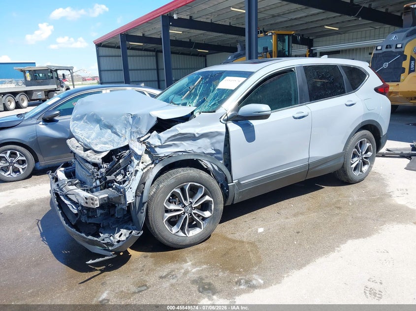 2021 Honda Cr-V Awd Ex-L, Front End, IAAI, VIN 2HKRW2H84MH669487 — photo 2