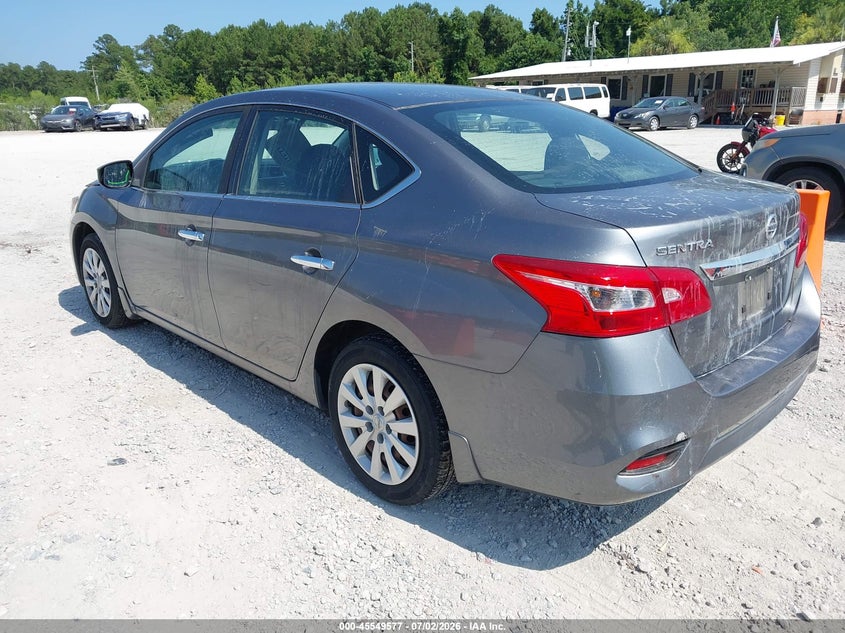 2017 NISSAN SENTRA auction photo 3