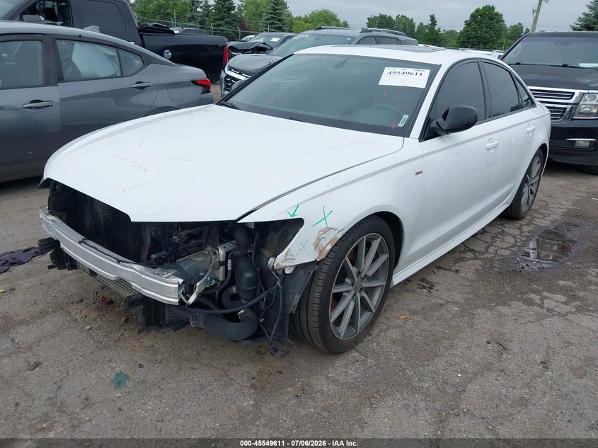 Vin: wauf8afc1jn052362, lot: 46047922, audi a6 2.0t premium/2.0t sport 20182
