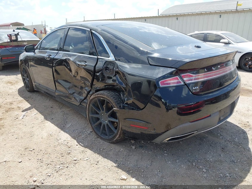 Vin: 3ln6l5hc2hr611281, lot: 46047945, lincoln mkz black label 20173