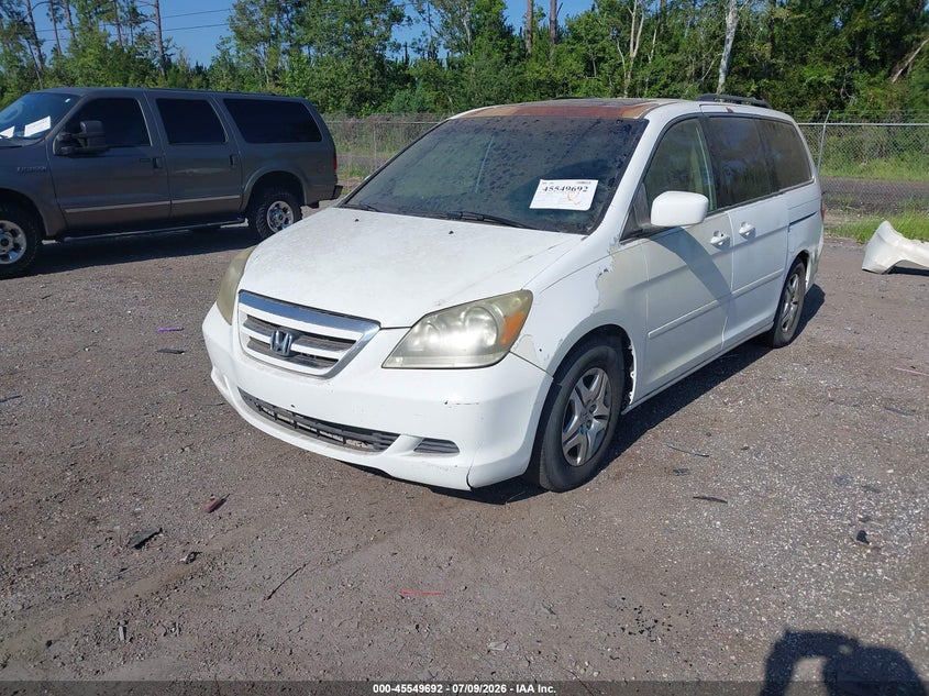 2007 Honda Odyssey, Обычный износ, IAAI, VIN 5FNRL38707B456741 — фото 2