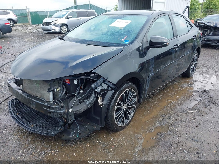 2015 Toyota Corolla, Front End, IAAI, VIN 2T1BURHE9FC242639 — photo 2