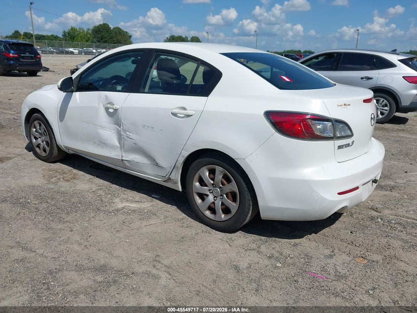 Vin: jm1bl1uf6c1665388, lot: 46048028, mazda mazda3 i sport 20123