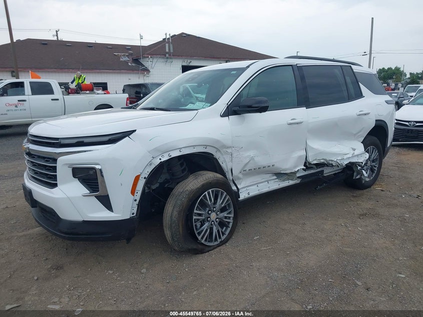 2025 CHEVROLET TRAVERSE SPORT UTILITY VEHICLE 2.5L I-4 DI, DOHC, VVT, TURBO, 328HP