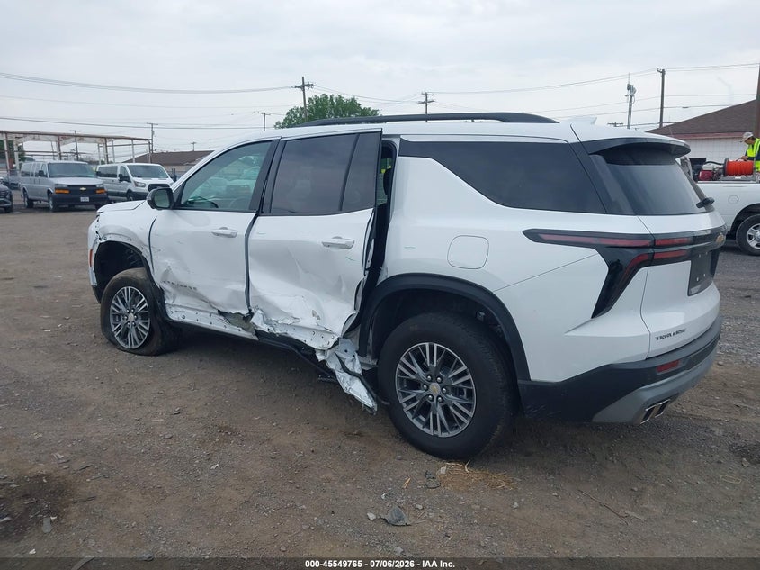 2025 CHEVROLET TRAVERSE SPORT UTILITY VEHICLE 2.5L I-4 DI, DOHC, VVT, TURBO, 328HP