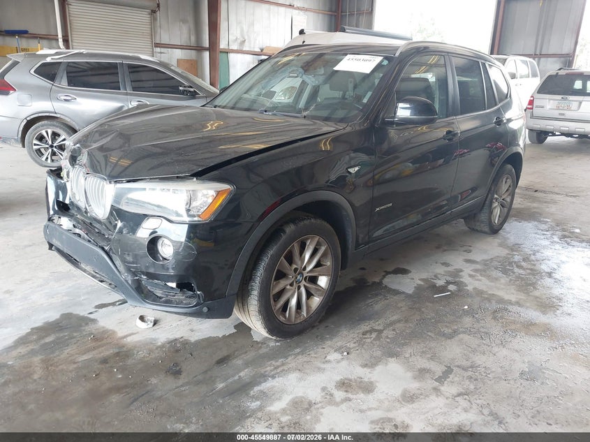 Vin: 5uxwx9c51g0d92855, lot: 46048198, bmw x3 xdrive28i 20162