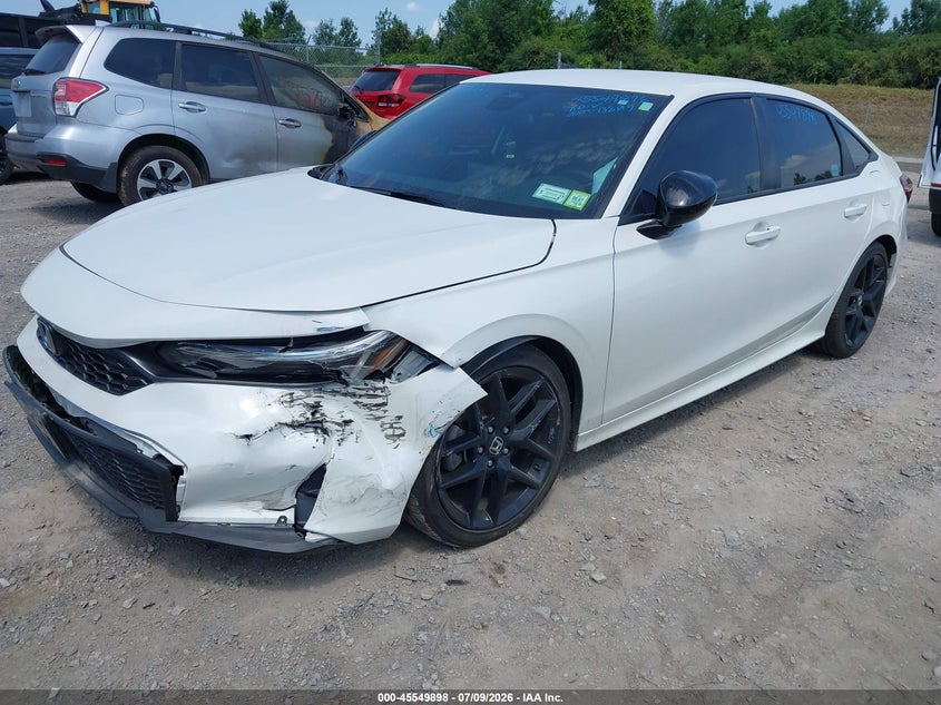 2025 Honda Civic, Left Front, IAAI, VIN 2HGFE2F57SH573777 — photo 2
