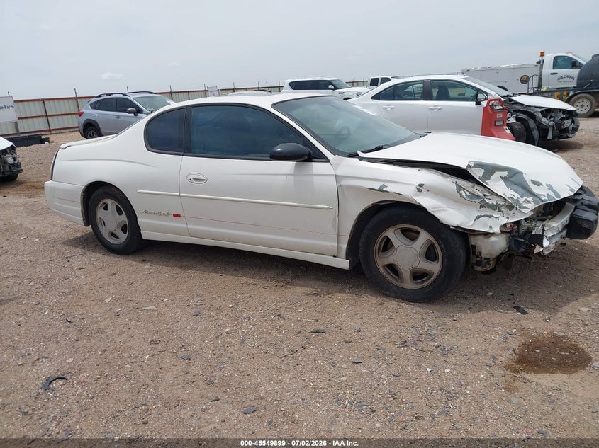2002 Chevrolet Monte Carlo Ss VIN: 2G1WX15K029299111 Lot: 45549899