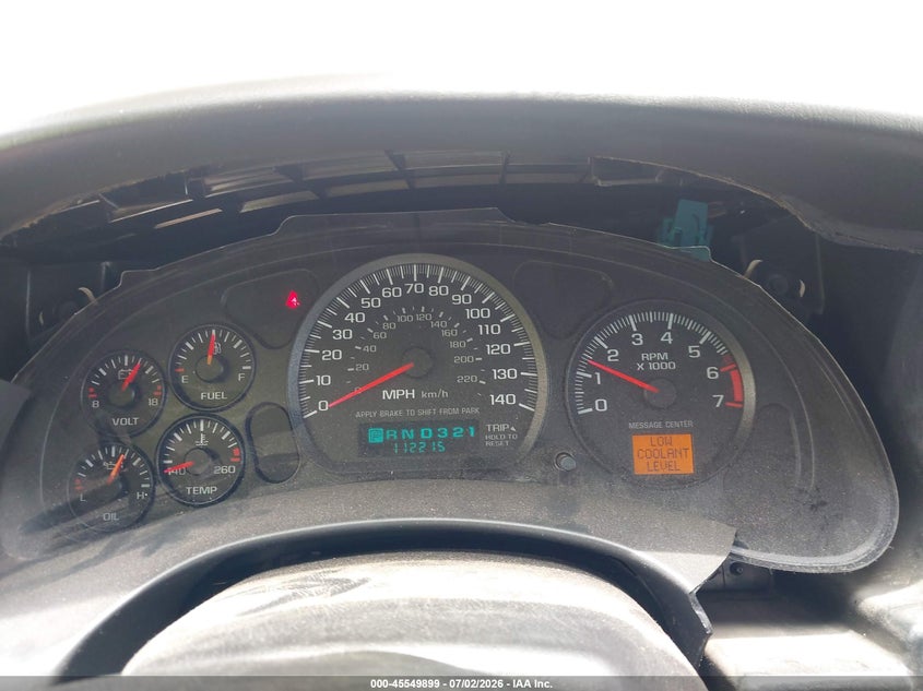 2002 CHEVROLET MONTE CARLO auction photo 7