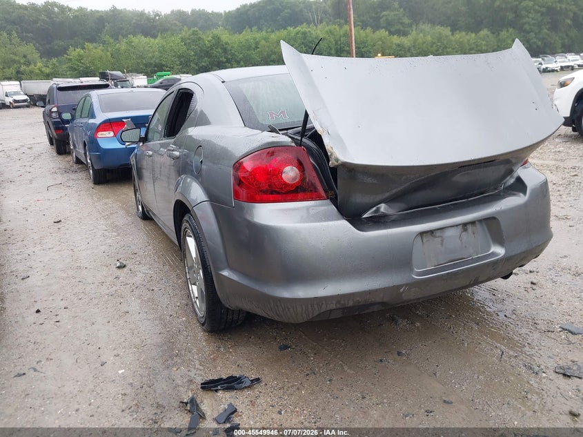 2013 DODGE AVENGER auction photo 3
