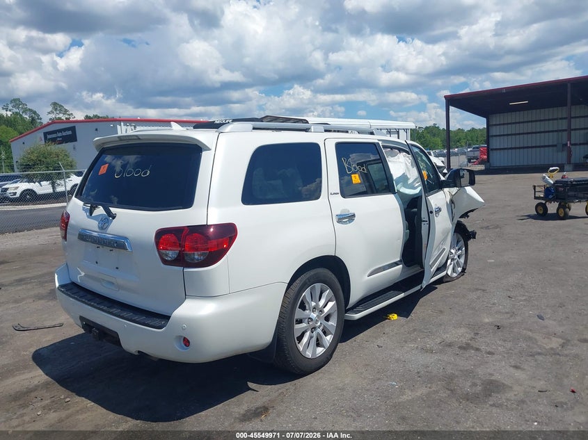 Vin: 5tddy5g18js162544, lot: 46048282, toyota sequoia platinum 20184