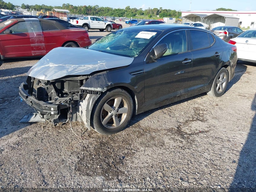 Vin: 5xxgm4a75eg321902, lot: 46048283, kia optima lx 20142