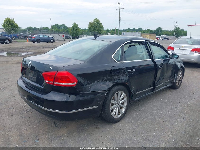 2012 VOLKSWAGEN PASSAT auction photo 4