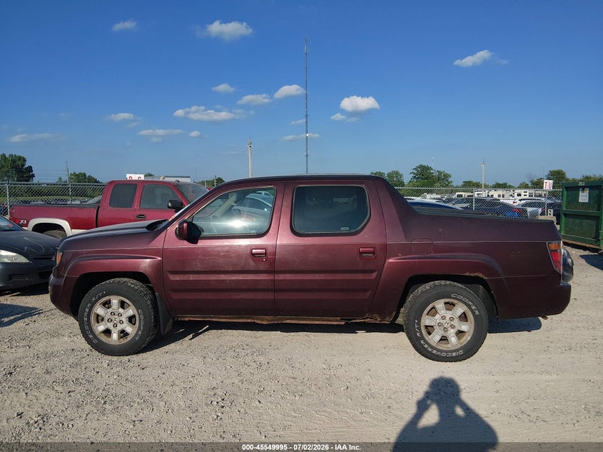 2008 Honda Ridgeline Rts VIN: 2HJYK16488H504845 Lot: 45549995
