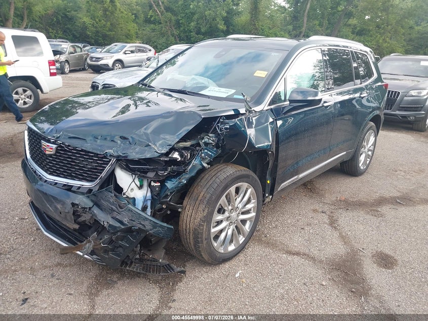 Vin: 1gykpdrs7rz756458, lot: 46048309, cadillac xt6 awd premium luxury 20242