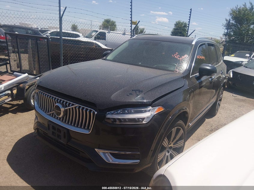 Vin: yv4br0cl6m1697823, lot: 46048323, volvo xc90 recharge plug-in hybrid t8 inscription 7 passenger 20212